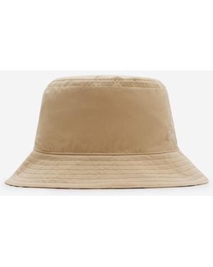 Burberry Reversible Gabardine Bucket Hat - Natur