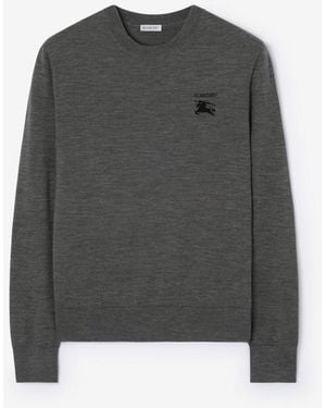 Burberry Wool Jumper - Grey