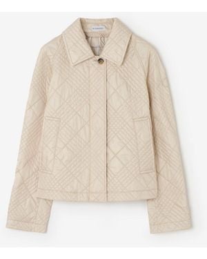 Burberry Quilted Nylon Tiffield Jacket - Natural