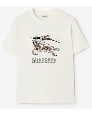 Burberry Ekd Cotton T-Shirt - White