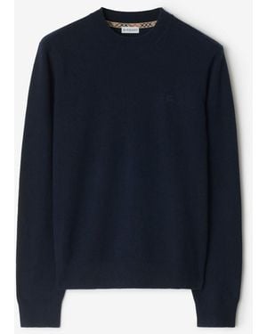 Burberry Cashmere Blend Sweater - Blau