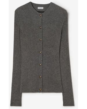 Burberry Cashmere Cardigan - Grey