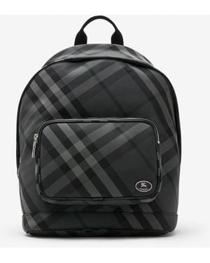 Burberry Grid Backpack - Black