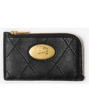 Burberry Strand Zip Card Case - Schwarz