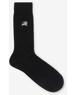 Burberry Wool Blend Socks - Black