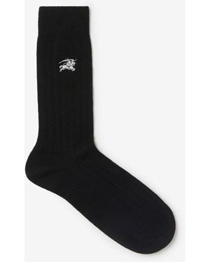 Burberry Wool Blend Socks - Black