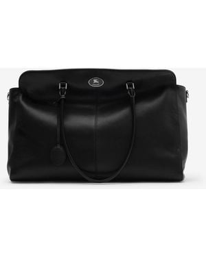 Burberry Knight Stamp Tote Bag - Black