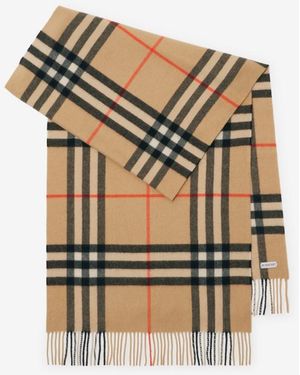 Burberry Wide Check Cashmere Scarf - Multicolour