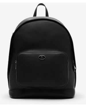 Burberry Knight Stamp Backpack - Black