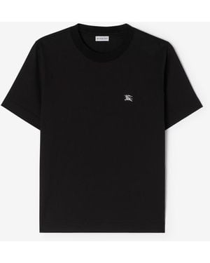 Burberry Knight Jewel Cotton T-Shirt - Black