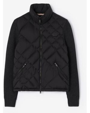 Burberry Nylon Dunsbury Puffer Jacket - Black