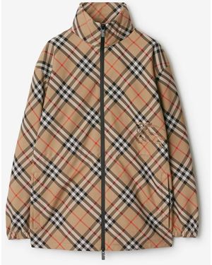 Burberry Classics Check Jacket - Natural