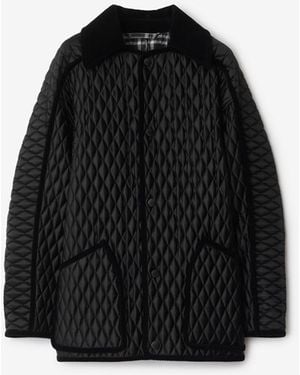Burberry Quilted Jacket "Floriston" - Black