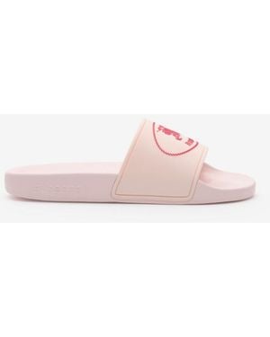 Burberry Childrens Knight Stamp Slides - Pink