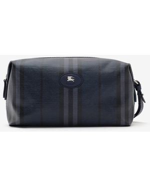 Burberry Highlands Travel Pouch - Blue