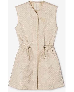 Burberry Quilted Nylon Walby Warmer - Natural