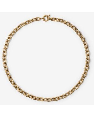 Burberry Charm Chain Necklace - Metallic