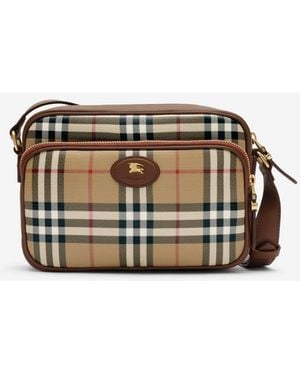 Burberry Check Pocket Crossbody Bag - Multicolour