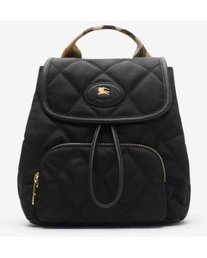 Burberry Mini Horseshoe Backpack​ - Black
