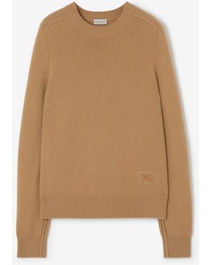 Burberry Cashmere Jumper - Natural