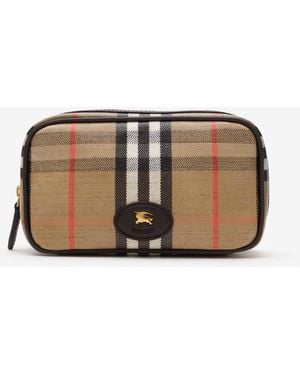 Burberry Highlands Make-Up Pouch - Brown