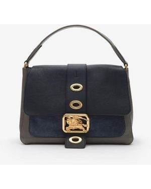 Burberry Small Rider Bag - Blue