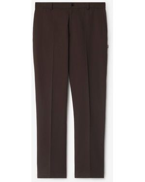 Burberry Cotton Chinos - Brown