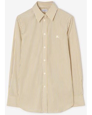 Burberry Slim Fit Cotton Formal Shirt - Natural