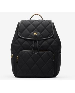 Burberry Horseshoe Backpack - Black