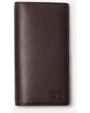 Burberry Pop Check Continental Wallet​ - Brown