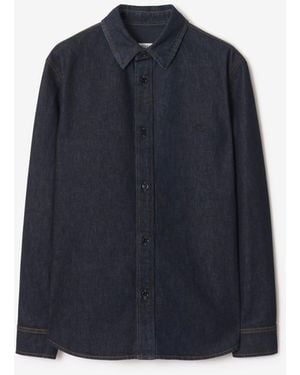Burberry Denim Overshirt - Blue