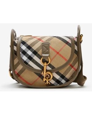 Burberry "B Clip" Crossbody Bag - Metallic
