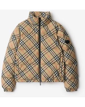 Burberry Check Ambleside Puffer Jacket - Multicolor