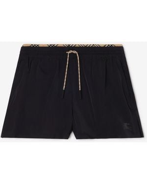 Burberry Stretch Nylon Shorts - Black