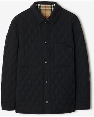 Burberry Reversible Quilted Nylon Overshirt - Black