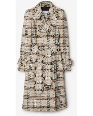 Burberry Bouclã Coat - Multicolour