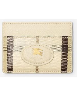 Burberry Highlands Card Case - Natural