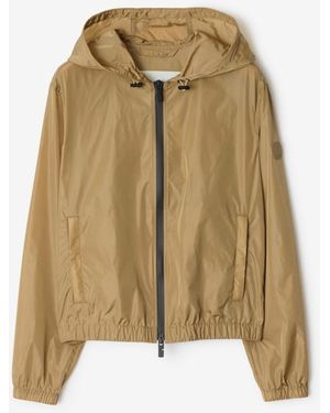 Burberry Knight Stamp Nylon Jacket - Natural