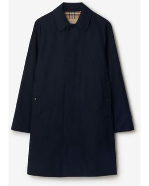 Burberry Mid-Length Camden Heritage Car Coat - Blue