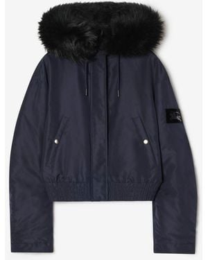 Burberry Silk Newhaven Jacket - Blue