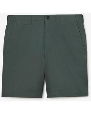 Burberry Tropical Gabardine Chino Shorts - Green
