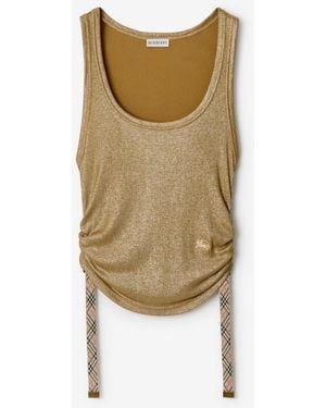 Burberry Festival Viscose Tank Top - Green