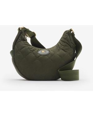 Burberry Clifton Horseshoe Crossbody Bag​ - Vert
