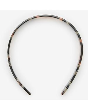 Burberry Check Acetate Headband - Metallic