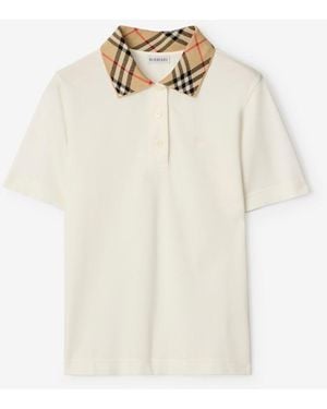 Burberry Polo Shirts - White