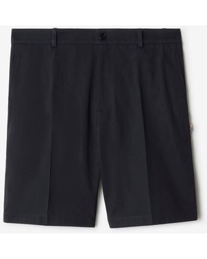 Burberry Cotton Shorts - Blue
