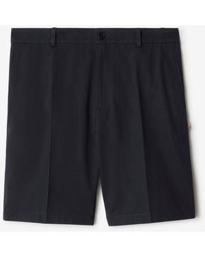 Burberry Cotton Shorts - Blue