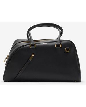 Burberry Large Shield Twin Bowling Bag - Black