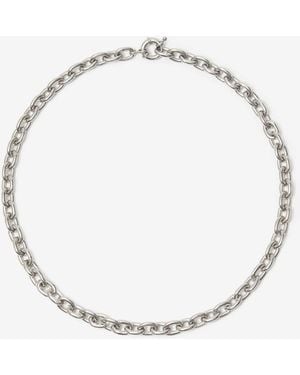 Burberry Charm Chain Necklace - Metallic
