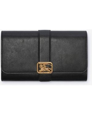 Burberry Rider Continental Wallet - Black